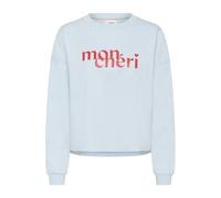 SAINT TROPEZ Sweat-shirt 'PegrinaSZ' bleu ciel / rouge cerise, Taille L