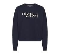 SAINT TROPEZ Sweat-shirt 'PegrinaSZ' bleu foncé / blanc, Taille S