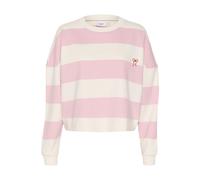 SAINT TROPEZ Sweat-shirt rosé / blanc cassé, Taille XL