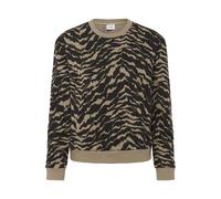 SAINT TROPEZ Sweat-shirt 'ZagnaSZ' moka / noir, Taille M