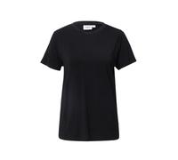 Saint Tropez, Femme, Tops, Noir, Taille: 38 FR T-shirt noir Regular avec manches courtes