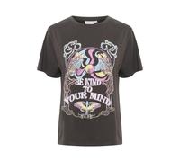 SAINT TROPEZ T-shirt bleu clair / jaune / gris foncé / rose, Taille XS