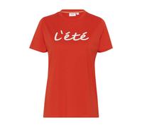 SAINT TROPEZ T-shirt 'KortneaSZ' rouge / blanc, Taille L