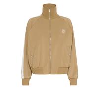 SAINT TROPEZ Veste de survêtement 'OaklynnSZ' camel / blanc, Taille M