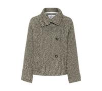 SAINT TROPEZ Veste mi-saison 'Fawn' gris chiné, Taille L