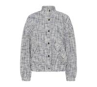 SAINT TROPEZ Veste mi-saison 'SZOrlena' bleu fumé / gris, Taille L