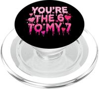 Saint-Valentin 2026 Six Seven 67 Meme You're The 6 to My 7 PopSockets PopGrip pour MagSafe