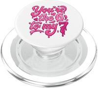 Saint-Valentin 2026 Six Seven 67 Meme You're The 6 to My 7 PopSockets PopGrip pour MagSafe