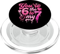 Saint-Valentin 2026 Six Seven 67 Meme You're The 6 to My 7 PopSockets PopGrip pour MagSafe