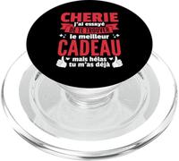 Saint Valentin Cadeau Amour Couple Humour St Valentin 2026 PopSockets PopGrip pour MagSafe