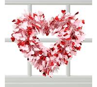 Saint Valentin Cancer - Madde Flowers Christmas Wrans | Décoration murale en forme de bouclier de couronne faite à la main pour mariage, fiançailles, anniversaire, décoration de dîner, décorations de