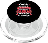 Saint Valentin Chérie Amour Couple Humour St Valentin 2026 PopSockets PopGrip pour MagSafe