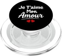 Saint Valentin Couple Amour d'amour Je t'aime Mon Amour PopSockets PopGrip pour MagSafe