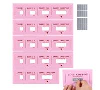 Saint-Valentin Coupons - Cartes à Gratter 20 Pièces Saint Valentin Idée Cadeau Originale,Messages pour Couples à Découvrir | Pour Couple Et Événements Spéciaux