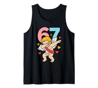 Saint Valentin Dabbing 67 Candy Colorful Cupidon Danse drôle Débardeur