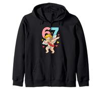 Saint Valentin Dabbing 67 Candy Colorful Cupidon Danse drôle Sweat à Capuche