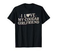 Saint-Valentin drôle 2025 J'aime ma Copine Cougar T-Shirt