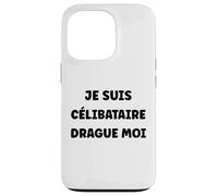 Saint-Valentin Humour drague Moi Je suis Célibataire Coque pour iPhone 13 Pro