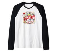 Saint Valentin Humour Noir d'amour drôle If I Had Feelings Manche Raglan