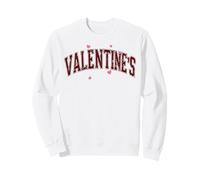Saint Valentin | Saint Valentin | Graphic Hearts College Preppy Sweatshirt
