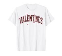 Saint Valentin | Saint Valentin | Graphic Hearts College Preppy T-Shirt