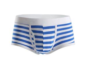 Saint Valentin sous Vetement Slips Shorty Fin Français Mariner Qualité Jersey Gainant Push Merino G Échancré Vente Sensuel Elastique Père Rayé Hernie Brésiliens