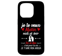 Saint Valentin Toi Et Moi Amour Couple Assortis St Valentin Coque pour iPhone 15 Pro