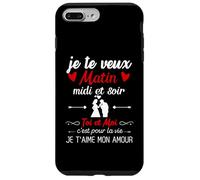 Saint Valentin Toi Et Moi Amour Couple Assortis St Valentin Coque pour iPhone 7 Plus/8 Plus