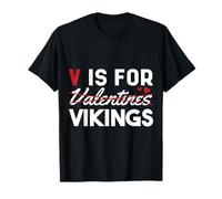 Saint Valentin Vikings Amour Valentine T-Shirt