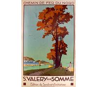 Saint Valery sur somme Reproduction Affiche Poster-Format Size 50X70 cm-Papier 300 GR-Tous formats et Vente du fichier numérique Possible Nous Consulter (Boutique affichevintage.FR)