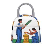 Saint Vincent and the Grenadines Emblème National Grande Sac Isotherme Repas Portable Boîte À Déjeuner Isolée Pique-Nique Box Étudiants Collation Glacière Tote