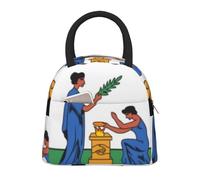 Saint Vincent and the Grenadines Emblème National Grande Sac Isotherme Repas Portable Boîte À Déjeuner Isolée Pique-Nique Box Étudiants Collation Glacière Tote