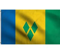 Saint-Vincent-Et-Les-Grenadines Drapeaux Décoratif Garden Flag Solide Drapeau De Jardin Pour Extérieur Jardin Pelouse 3X5Ft
