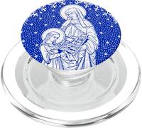 Sainte Anne Marie patronne des Enfants mères catholiques PopSockets PopGrip pour MagSafe