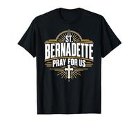 Sainte Bernadette Catholique Prière Dévotion T-Shirt Graphique avec Valeur