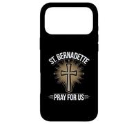 Sainte Bernadette Pray for Us Église catholique Coque pour iPhone 17 Pro Max