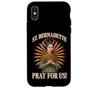 Sainte Bernadette PRIEZ pour Nous Coque pour iPhone X/XS