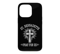 Sainte Bernadette, priez pour Nous, Sainte patronne catholique, dévotion Coque pour iPhone 13 Pro