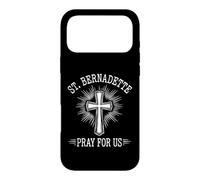 Sainte Bernadette, priez pour Nous, Sainte patronne catholique, dévotion Coque pour iPhone 17 Pro Max
