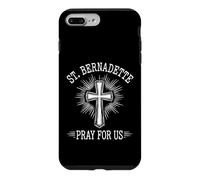 Sainte Bernadette, priez pour Nous, Sainte patronne catholique, dévotion Coque pour iPhone 7 Plus/8 Plus