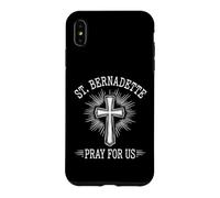 Sainte Bernadette, priez pour Nous, Sainte patronne catholique, dévotion Coque pour iPhone XS Max