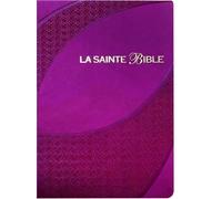 Sainte Bible 1910 Paroles de Jésus en rouge, bordeaux - Louis Segond - Bibli'o - broché - Livre