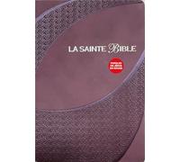 Sainte Bible 1910: Paroles de Jésus en rouge, brun