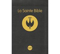 Sainte Bible: Colombe, noire, semi rigide