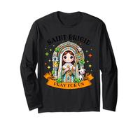 Sainte Brigide d'Irlande Patronne Saint d'Irlande pour Enfants Manche Longue