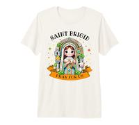 Sainte Brigide d'Irlande Patronne Saint d'Irlande pour Enfants T-Shirt Haut de Gamme