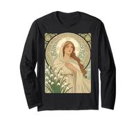 Sainte Brigitte et Perce-Neige : Un Calme contemplatif Manche Longue