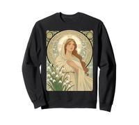 Sainte Brigitte et Perce-Neige : Un Calme contemplatif Sweatshirt