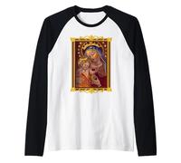 Sainte Catherine de Bologne Notre-Dame Peach, Art catholique Manche Raglan