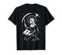Sainte Catherine de Bologne Patron des Artistes Art Catholique T-Shirt